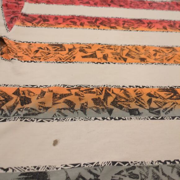 VTG Permit Men Small Shirt Boxy Surf Skate Striped Aztec Ocean Pacific OP Sport - Picture 9 of 9